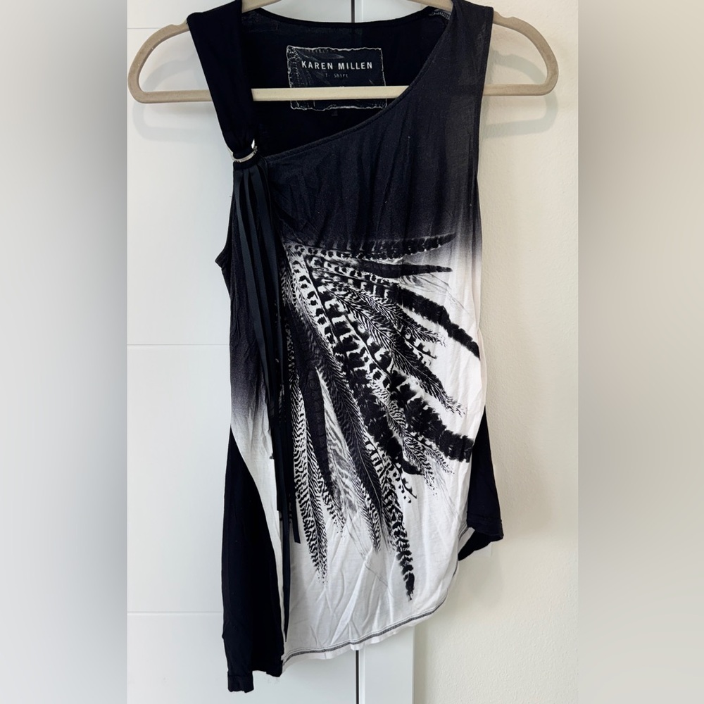 Karen Millen Black T-Shirt